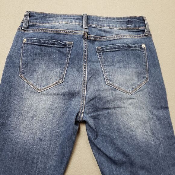 Kensie Jeans Blue High Rise Skinny Ankle Jeans Sz 6 - Picture 5 of 12